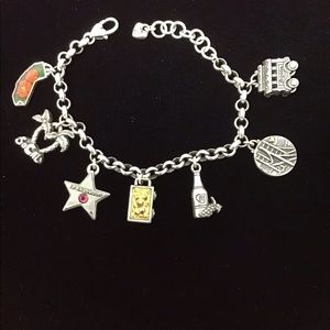 Brighton Jewelry California Charm Bracelet